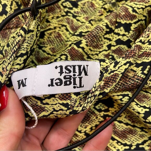 Brand‎ new with Tags Tiger Mist Snake Print Beda Strappy Playsuit romper Medium - Picture 13 of 13